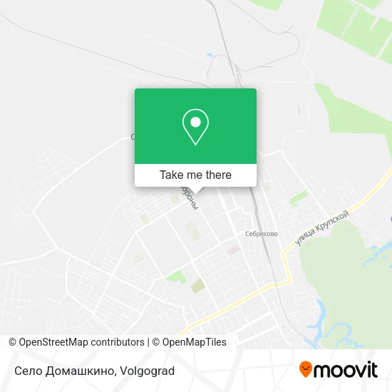 Село Домашкино map
