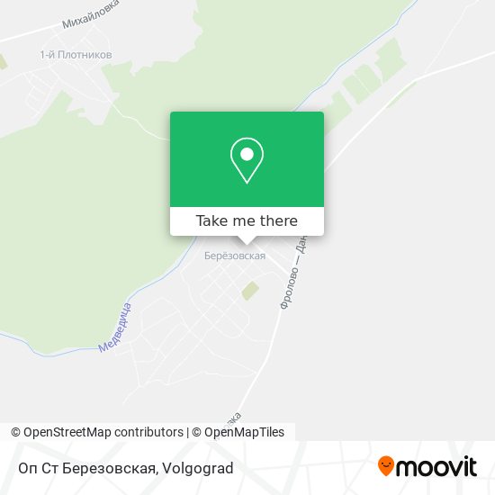 Оп Ст Березовская map