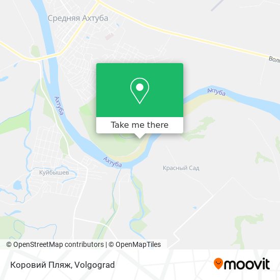 Коровий Пляж map