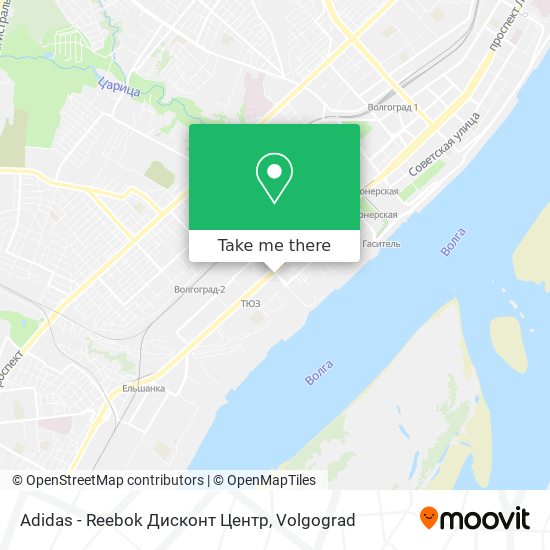 Adidas - Reebok  Дисконт Центр map