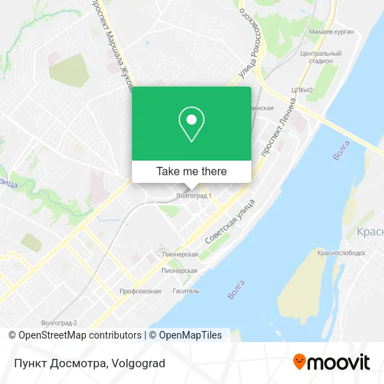 Пункт Досмотра map