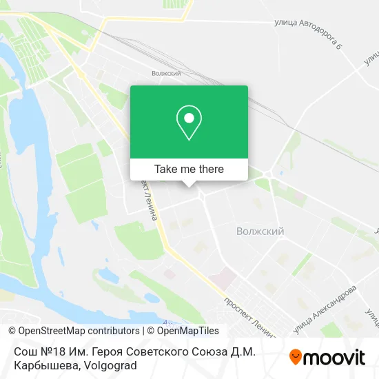 Сош №18 Им. Героя Советского Союза Д.М. Карбышева map