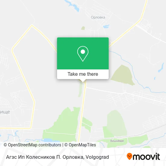 Агзс Ип Колесников П. Орловка map