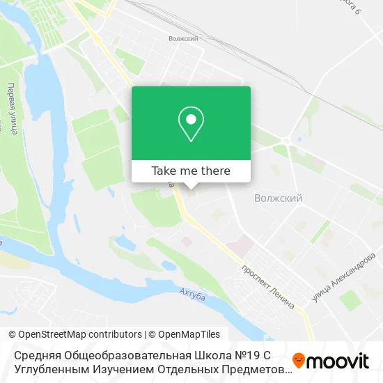 Средняя Общеобразовательная Школа №19 С Углубленным Изучением Отдельных Предметов map