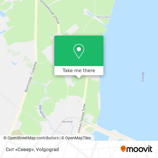 Снт «Север» map