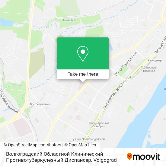 Волгоградский Областной Клинический Противотуберкулёзный Диспансер map