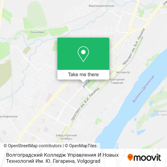 Волгоградский Колледж Управления И Новых Технологий Им. Ю. Гагарина map