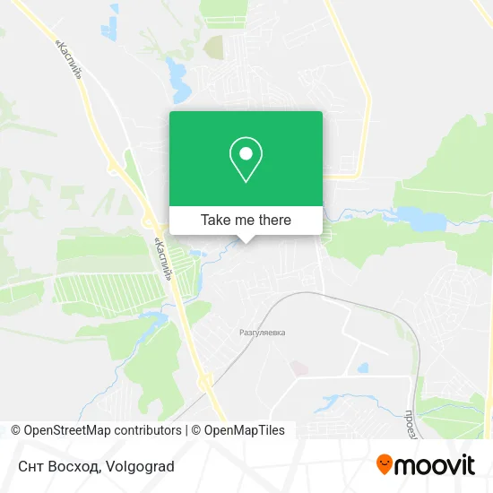 Снт Восход map