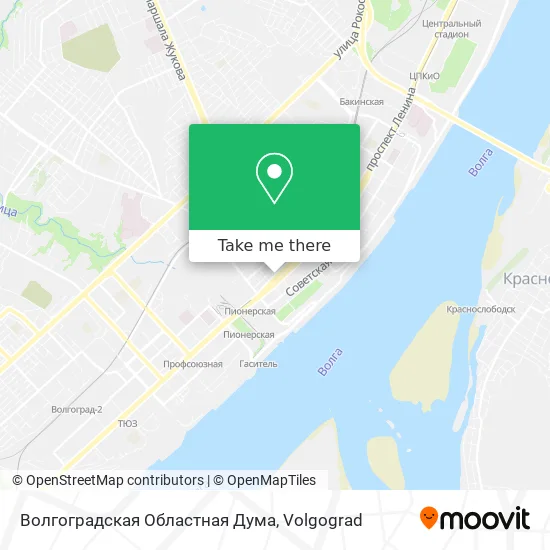 Волгоградская Областная Дума map