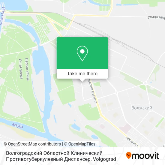 Волгоградский Областной Клинический Противотуберкулезный Диспансер map