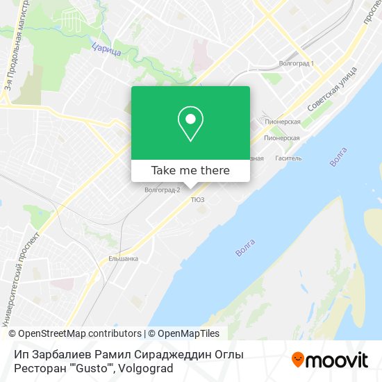 Ип Зарбалиев Рамил Сираджеддин Оглы Ресторан ""Gusto"" map