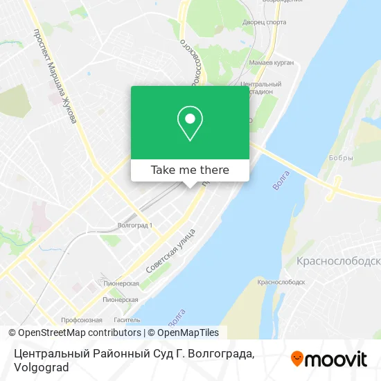 Центральный Районный Суд Г. Волгограда map
