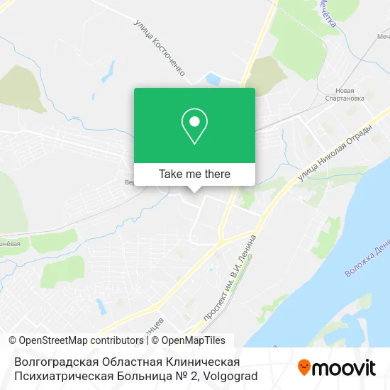 Волгоградская Областная Клиническая Психиатрическая Больница № 2 map