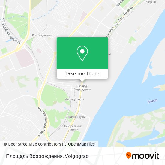 Площадь Возрождения map