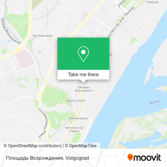 Площадь Возрождения map