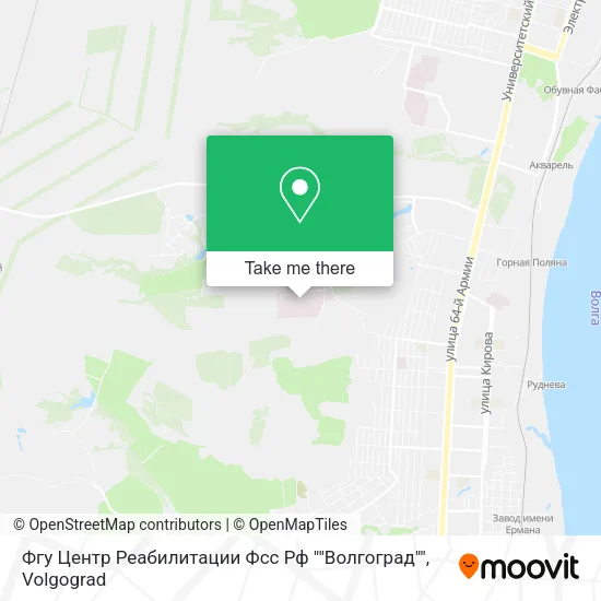 Фгу Центр Реабилитации Фсс Рф ""Волгоград"" map