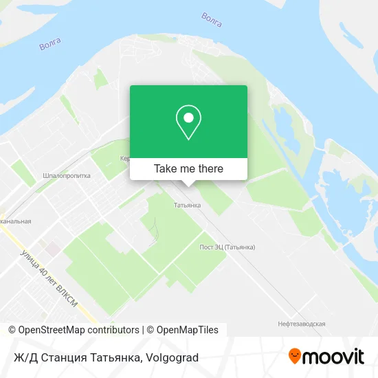 Ж/Д Станция Татьянка map