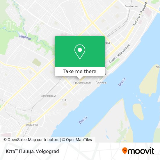 Юта"" Пицца map