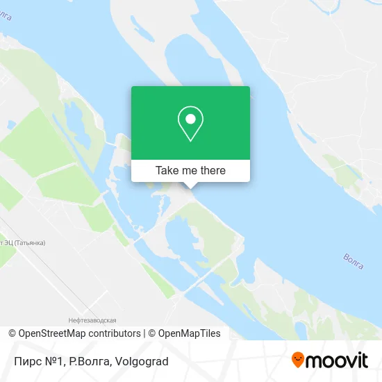 Пирс №1, Р.Волга map