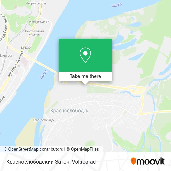 Краснослободский Затон map