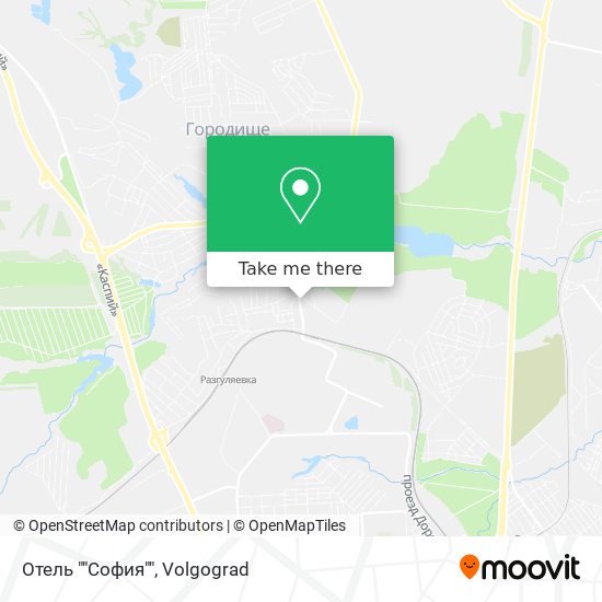 Отель ""София"" map