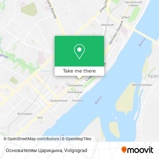 Основателям Царицына map