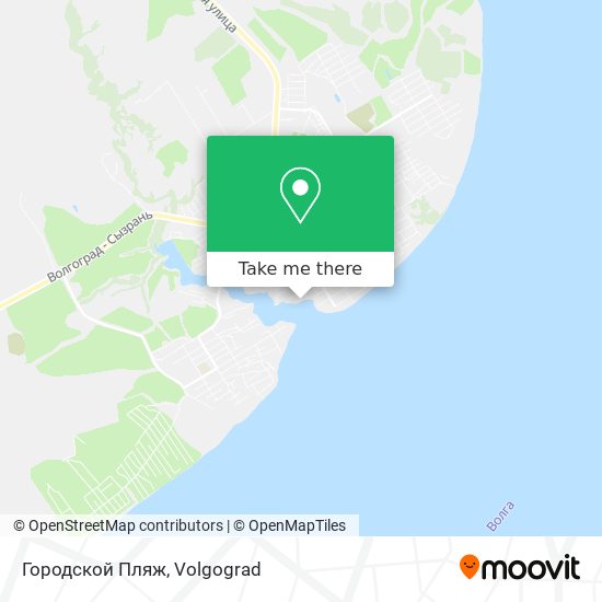 Городской Пляж map