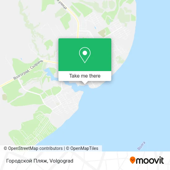 Городской Пляж map