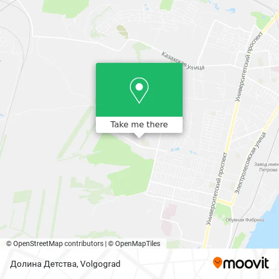 Долина Детства map