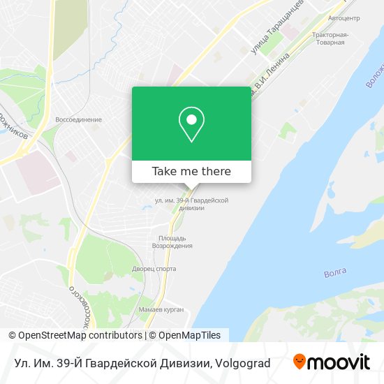 Ул. Им. 39-Й Гвардейской Дивизии map