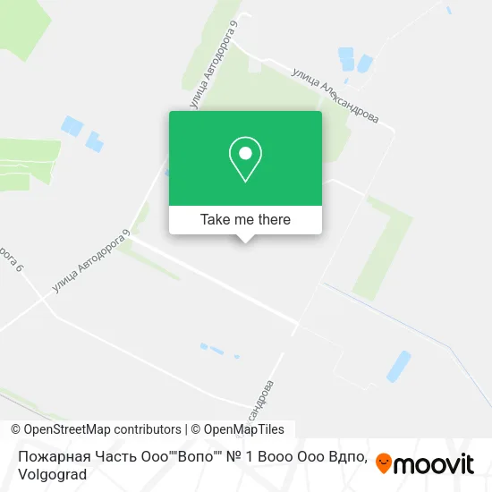 Пожарная Часть Ооо""Вопо"" № 1 Вооо Ооо Вдпо map