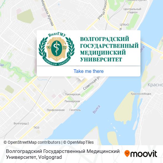 Волгоградский Государственный Медицинский Университет map
