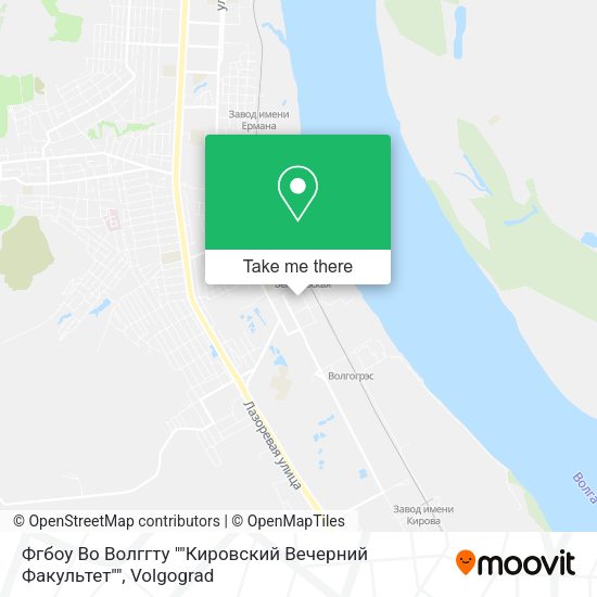 Фгбоу Во Волггту ""Кировский Вечерний Факультет"" map