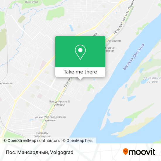 Пос. Мансардный map