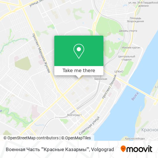 Военная Часть ""Красные Казармы"" map