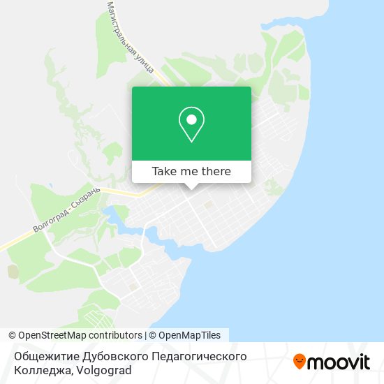 Общежитие Дубовского Педагогического Колледжа map