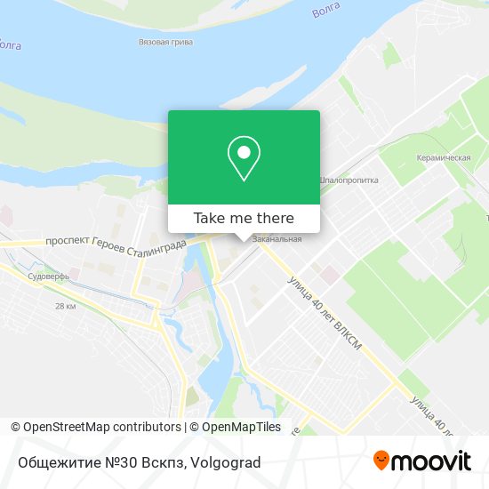 Общежитие №30 Вскпз map