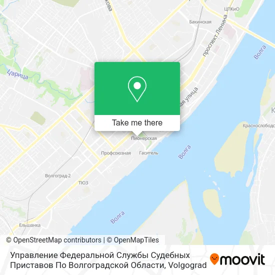 Управление Федеральной Службы Судебных Приставов По Волгоградской Области map