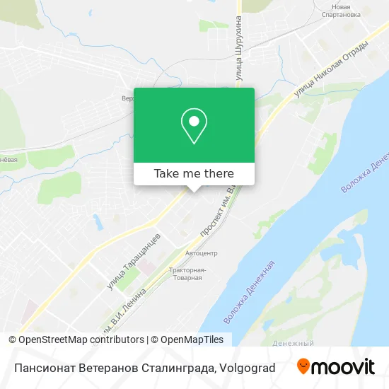 Пансионат Ветеранов Сталинграда map