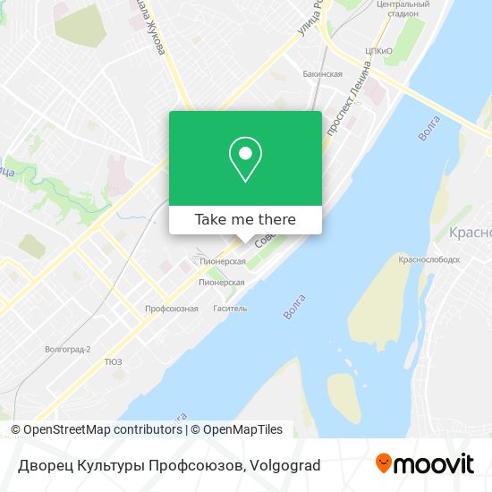 Дворец Культуры Профсоюзов map
