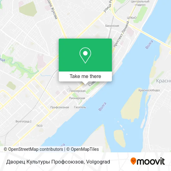 Дворец Культуры Профсоюзов map
