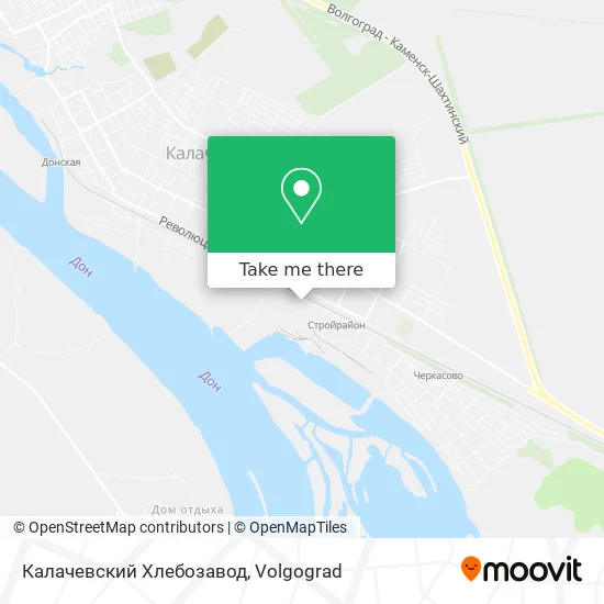 Калачевский Хлебозавод map