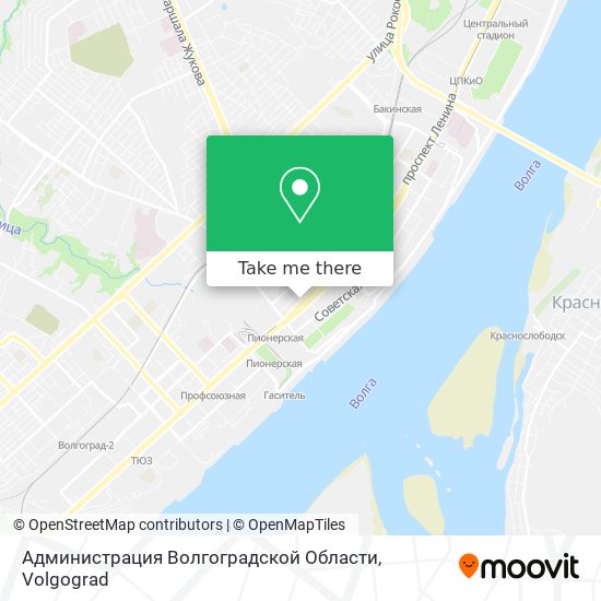 Администрация Волгоградской Области map