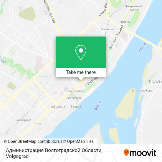 Администрация Волгоградской Области map
