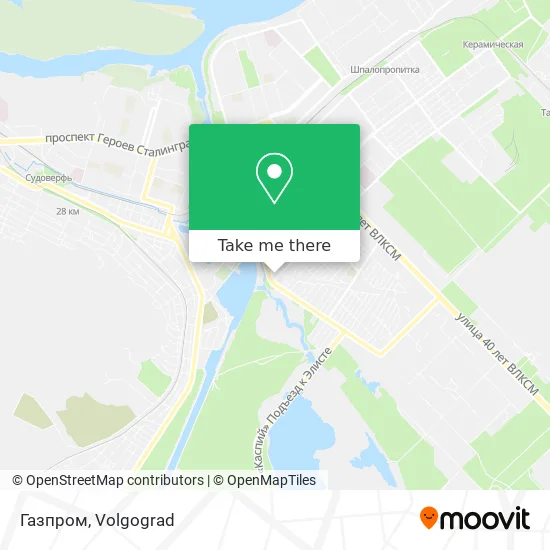 Газпром map
