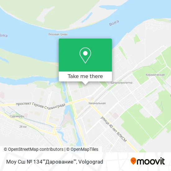 Моу Сш № 134""Дарование"" map