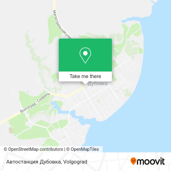 Автостанция Дубовка map