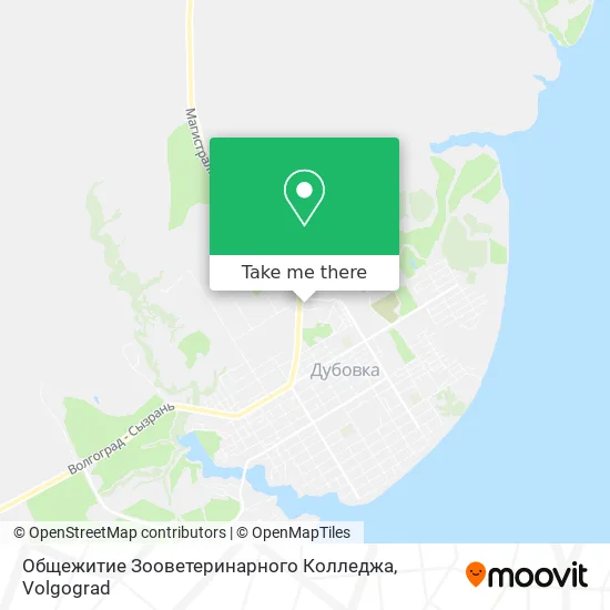 Общежитие Зооветеринарного Колледжа map