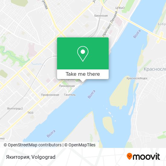Якитория map
