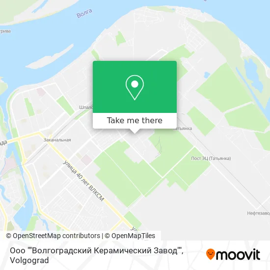 Ооо ""Волгоградский Керамический Завод"" map
